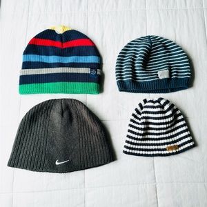 Baby Boy Toddler Beanie Hat Bundle Gymboree Gap & Nike